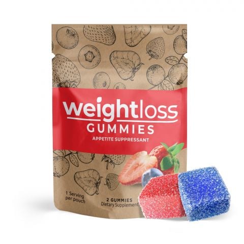 2 Pack Weightloss Gummies - Blueberry - Strawberry Best Sales Price - Gummies