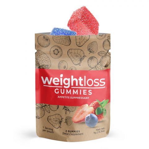 2 Pack Weightloss Gummies - Blueberry - Strawberry Best Sales Price - Gummies