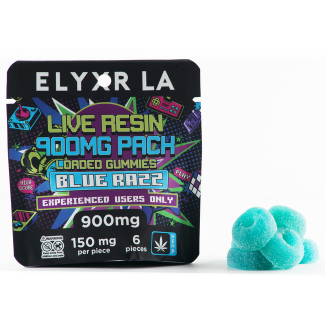 Elyxr Live Resin Loaded Gummies (900mg) 6 Pack Best Sales Price - Gummies