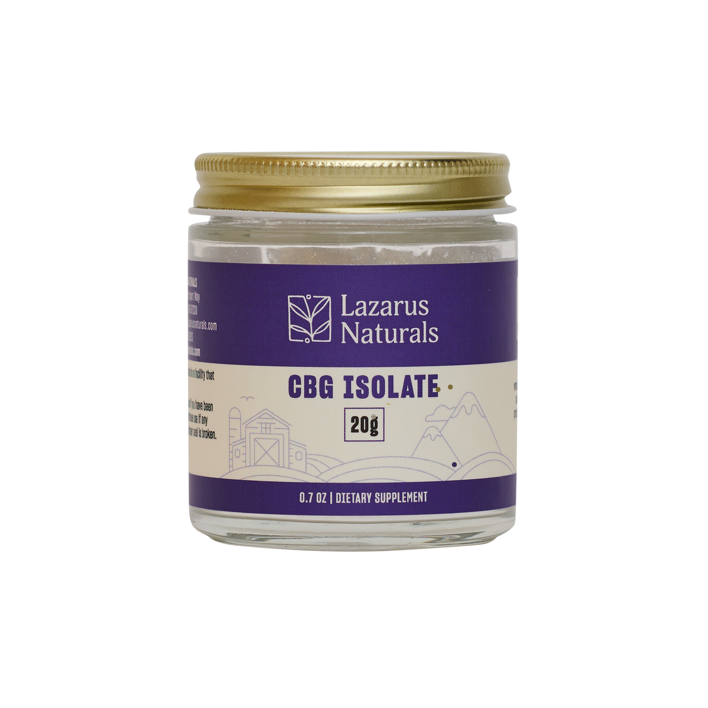 Lazarus Naturals CBG ISOLATE