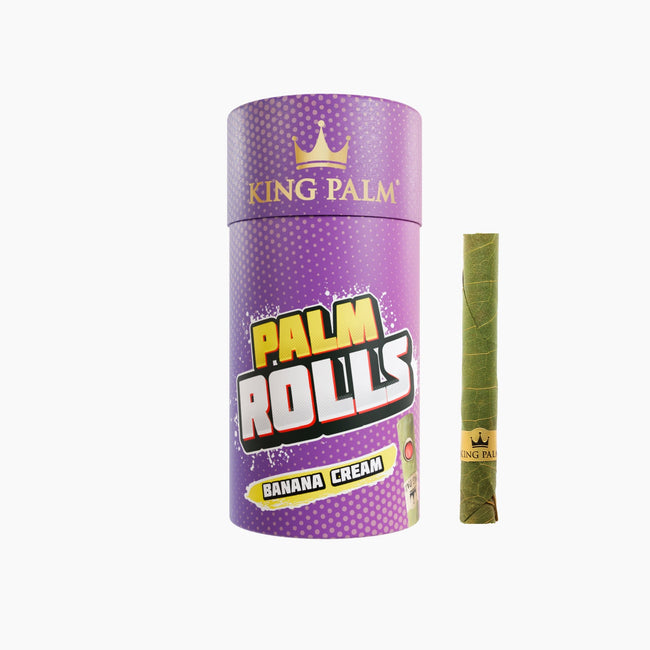 King Palm 20 Mini Rolls - Banana Cream