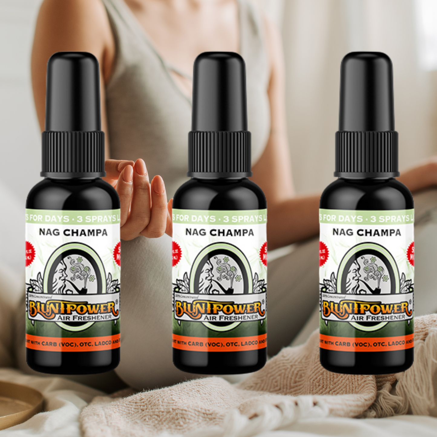 Nag Champa Air Freshener Spray Best Sales Price - Smoke Odor Eliminators