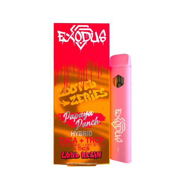 Exodus | Loud Resin THCA + THC-P + D6 + HXY 10 + THC-B Zooted Disposable - 2.2g Best Sales Price - Vape Pens