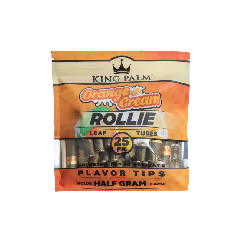 King Palm 25 Rollie Rolls - Orange Cream Best Sales Price - Pre Rolls