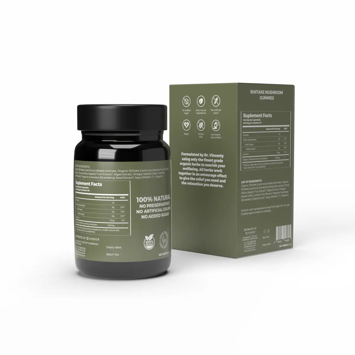 Endoca Shiitake Mushroom Gummies