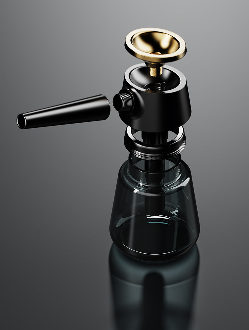 Vessel Element Hand Bubbler [Black] Best Sales Price - Smoking Pipes
