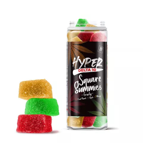 25mg D10, D8 Gummies - Fruity Mix - Hyper Best Sales Price - Gummies
