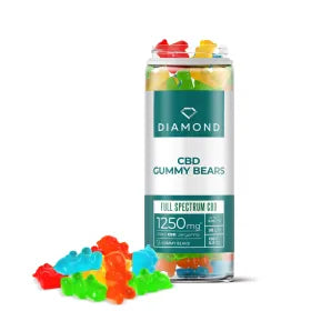 25mg Full Spectrum CBD Gummy Bears - Diamond CBD