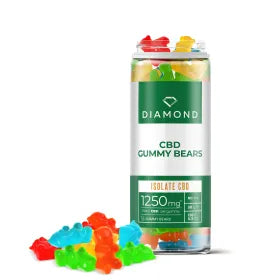 25mg CBD Isolate Gummy Bears - Diamond CBD