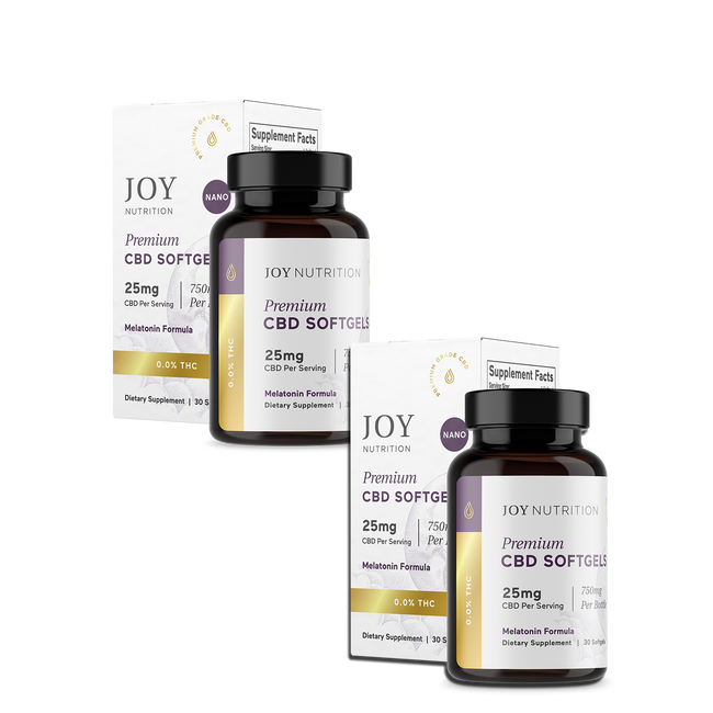 Joy Organics 25 mg CBD Sleep Softgels Value Pack