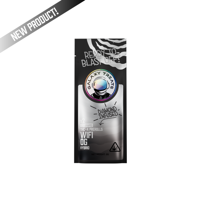 Galaxy Treats Wifi OG - Diamond Infused 2ct THCA Prerolls