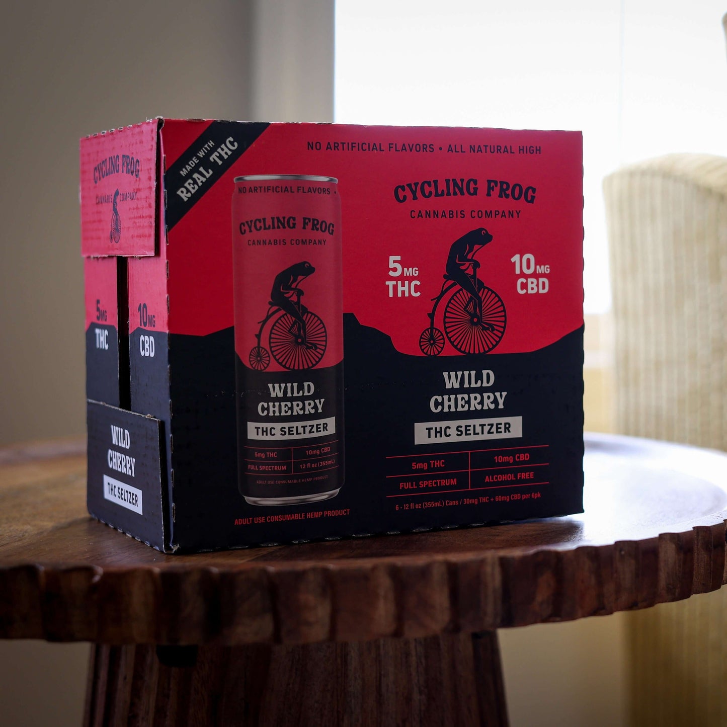 Cycling Frog Wild Cherry THC Seltzer