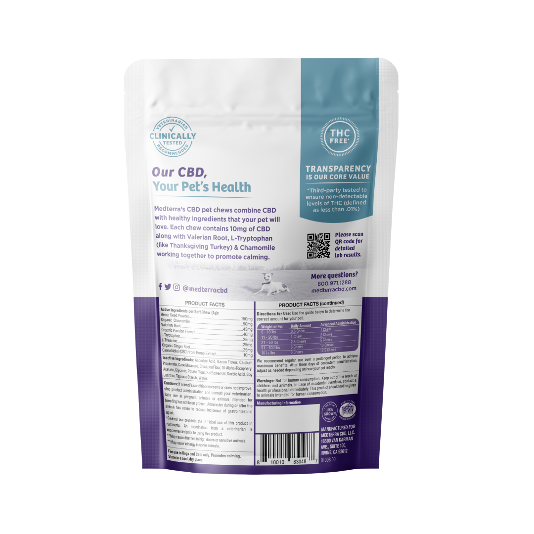 Medterra Pet CBD Calming Chews