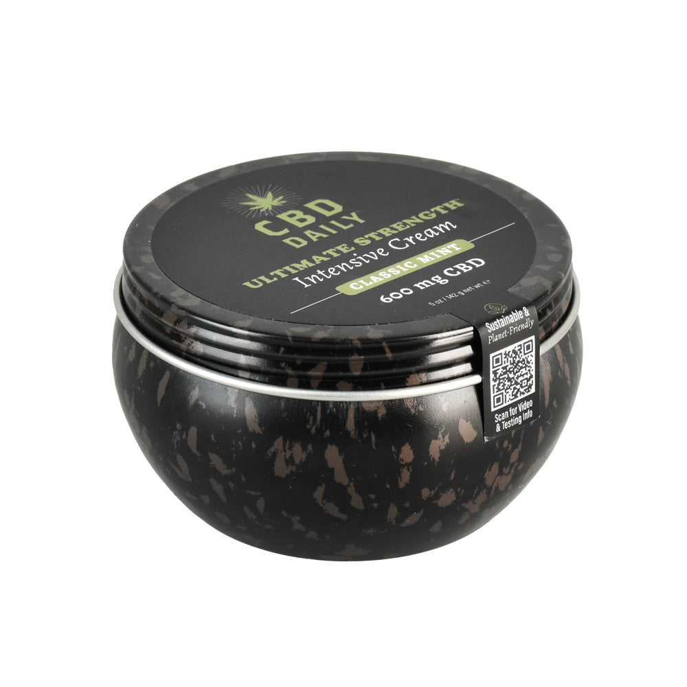 CBD Daily Ultimate Strength Intensive Cream - Classic Mint / 5oz / 600mg Best Sales Price - Topicals