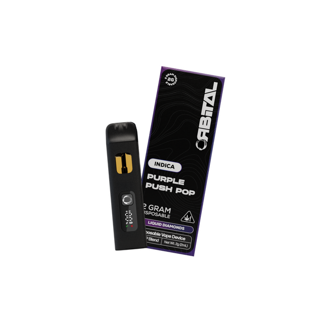 Galaxy Treats Purple Push Pop - Orbital 2G THCP Disposable