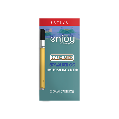 Enjoy Hemp 2ml THCA Blend Disposable for Half-Baked - SkywalkerOG (Sativa) Best Sales Price - Vape Cartridges