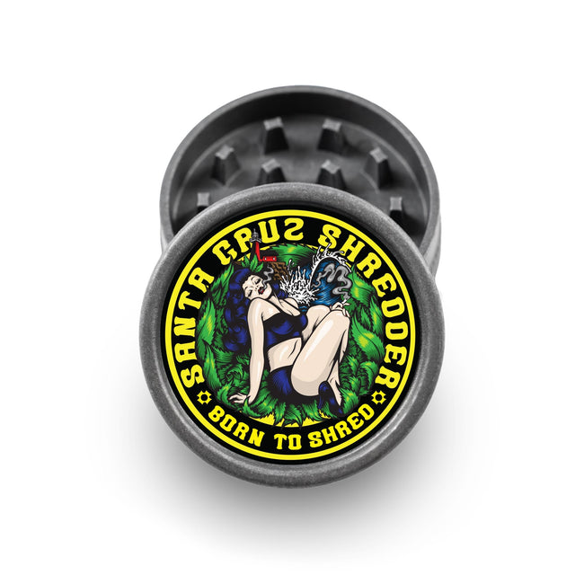 Santa Cruz Shredder Hemp 2 Piece "Born To Shred" Grinder