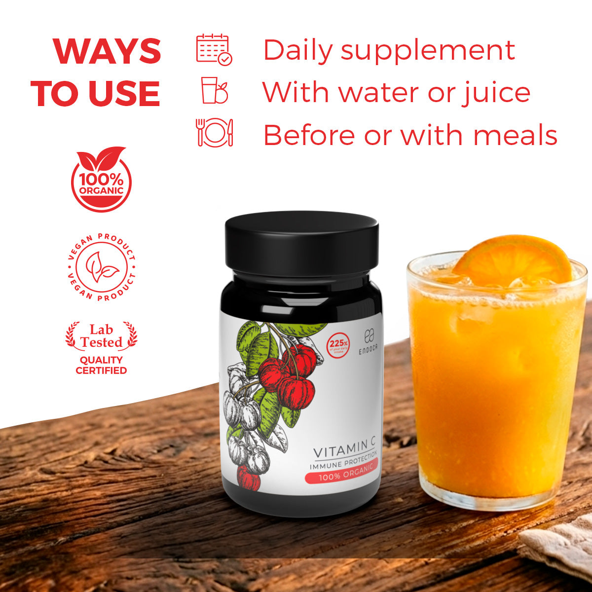 Endoca Organic Vitamin C