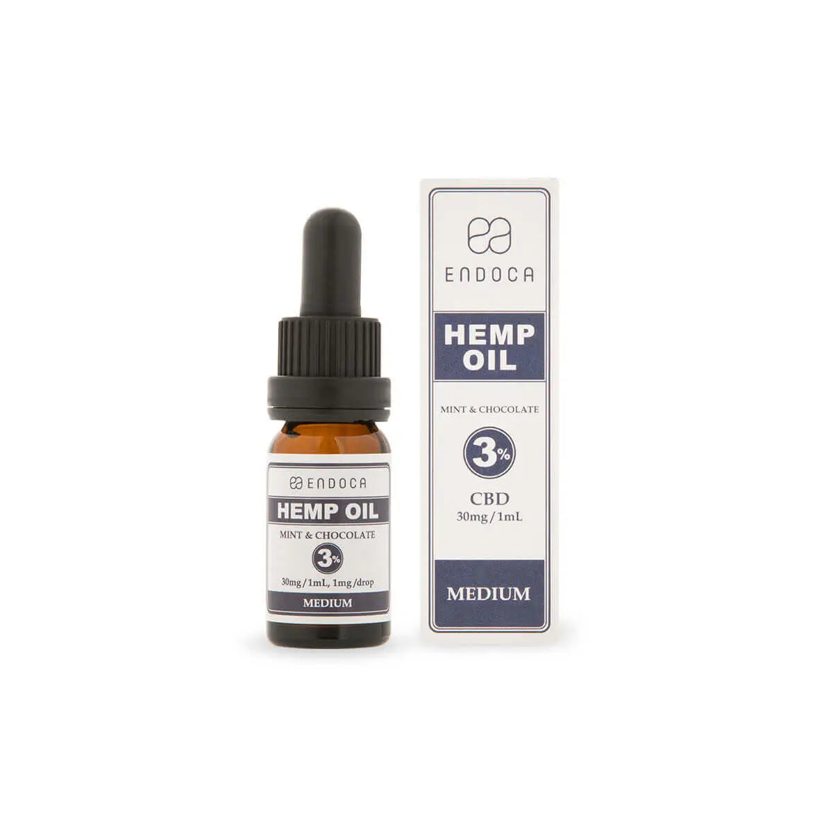 Endoca CBD oil 30mg/ml with chocolate mint