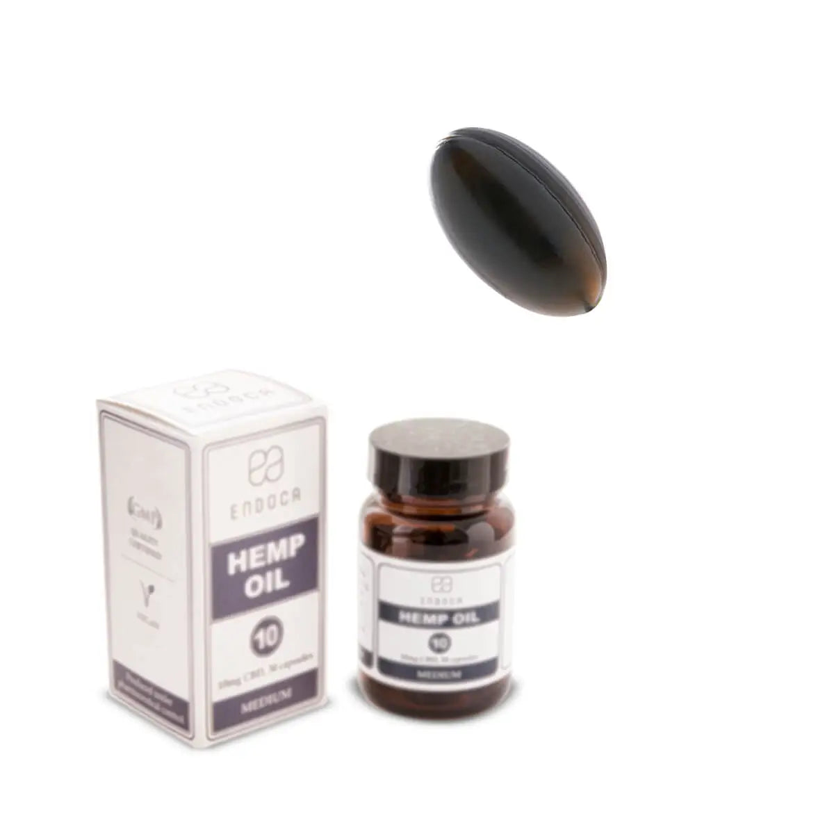 Endoca 10mg CBD capsules (medium)