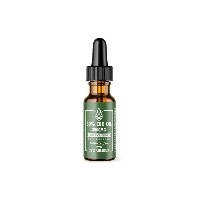 CBD Armour High Strength CBD oil 30% – RAW Original 3000mg Best Sales Price - Tincture Oil