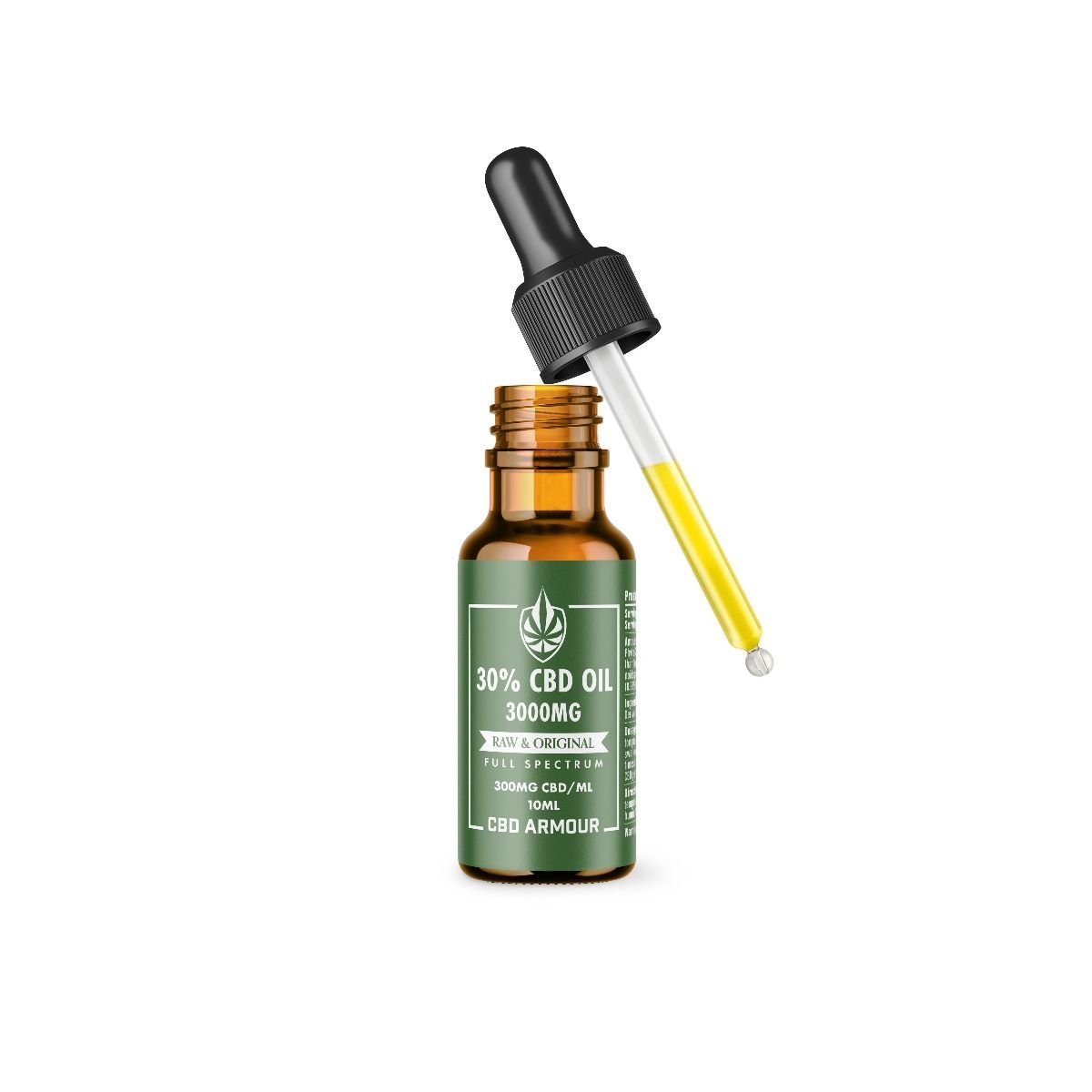 CBD Armour High Strength CBD oil 30% – RAW Original 3000mg Best Sales Price - Tincture Oil