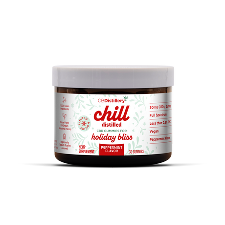 CBDistillery 30mg Full Spectrum CBD Gummies - Peppermint Flavor
