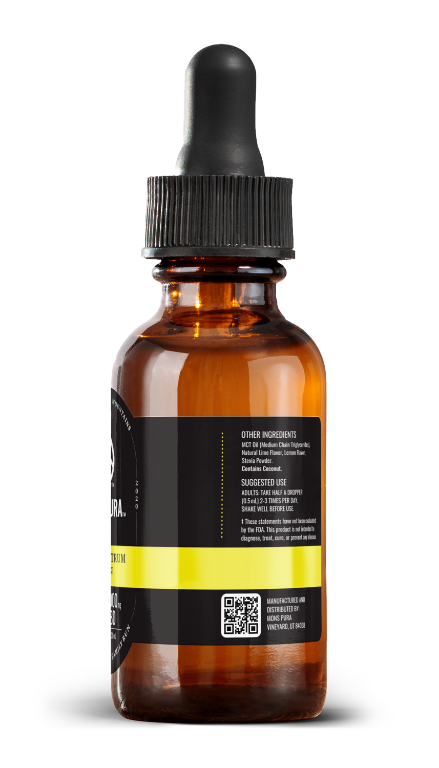 Mons Pura Full Spectrum 2,000mg Tincture Best Sales Price - Tincture Oil