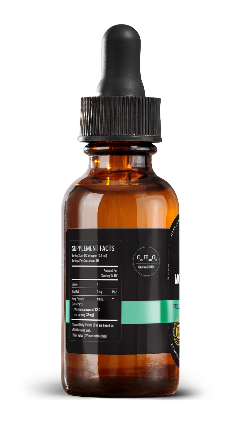Mons Pura Full Spectrum 2,000mg Tincture Best Sales Price - Tincture Oil