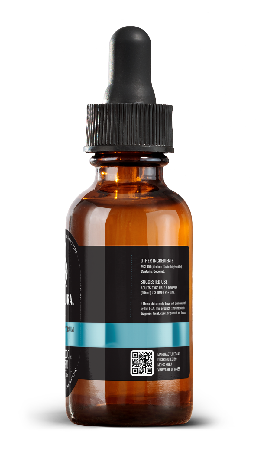 Mons Pura Full Spectrum 2,000mg Tincture Best Sales Price - Tincture Oil