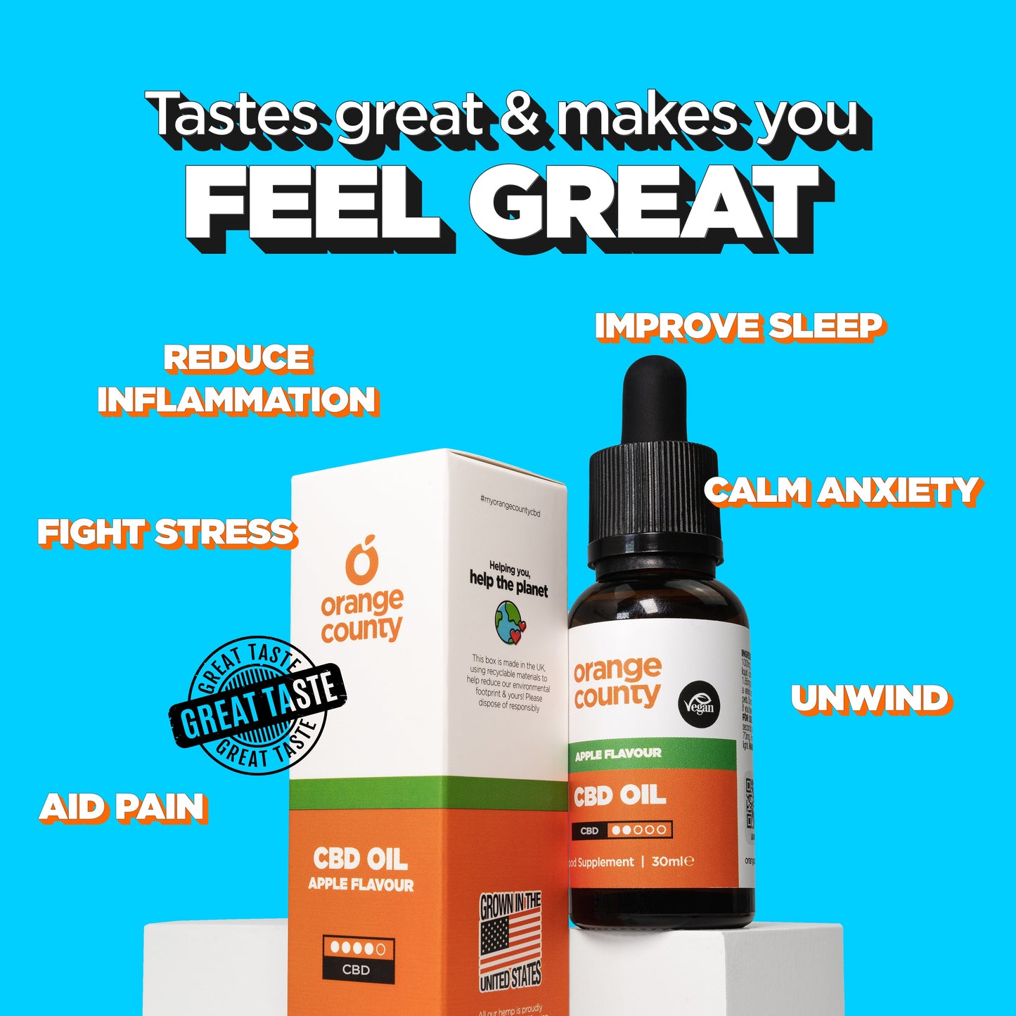 Apple CBD Oil (30ml) Orange County CBD