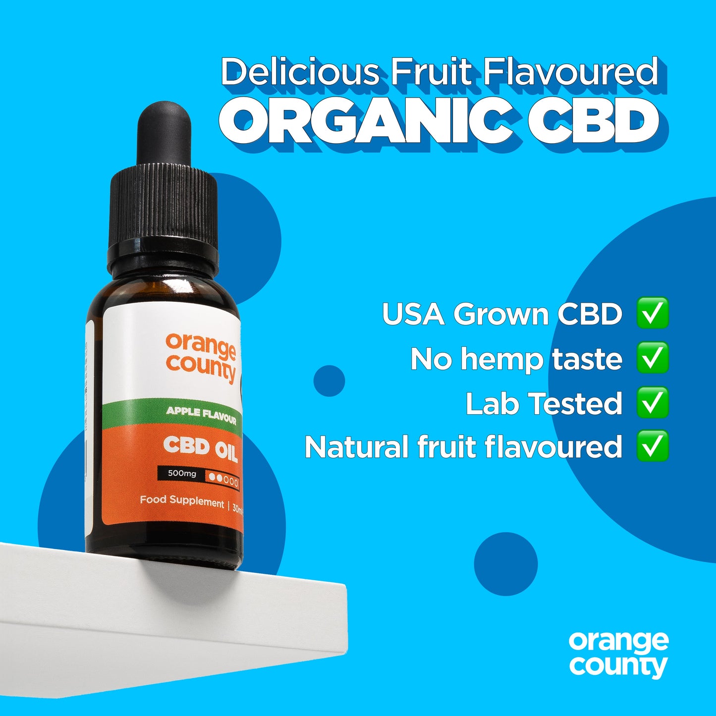 Apple CBD Oil (30ml) Orange County CBD