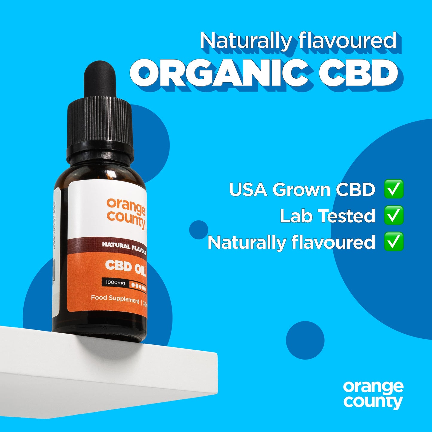 1000mg CBD Oil (30ml) Orange County CBD