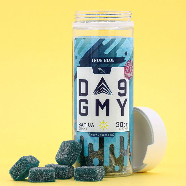 A Gift From Nature DELTA 9 GUMMIES - 30CT True Blue 810mg (15mg ea.) – SATIVA