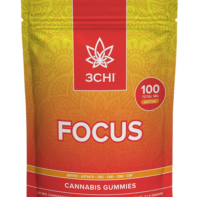 3Chi Focus Gummies – Natural ∆9 THC Blends