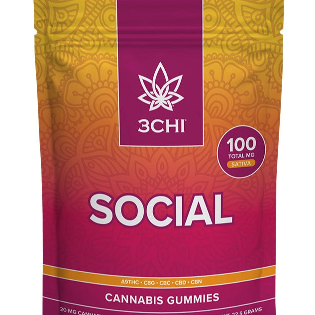 Social Gummies – Natural ∆9 THC Blends