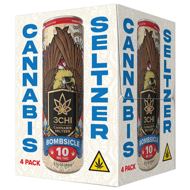 3Chi Delta 9 THC Seltzers – Bombsicle – 10mg