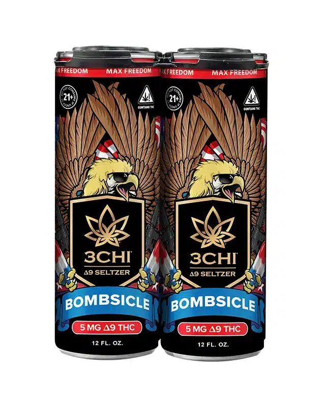 3Chi Delta 9 THC Seltzer – Bombsicle – 5mg