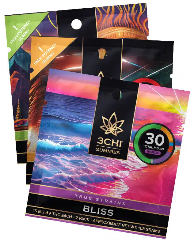 3Chi True Strains Mini-Pack Gummies