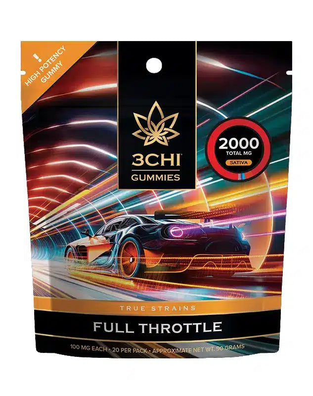 3Chi True Strains Gummies – Full Throttle