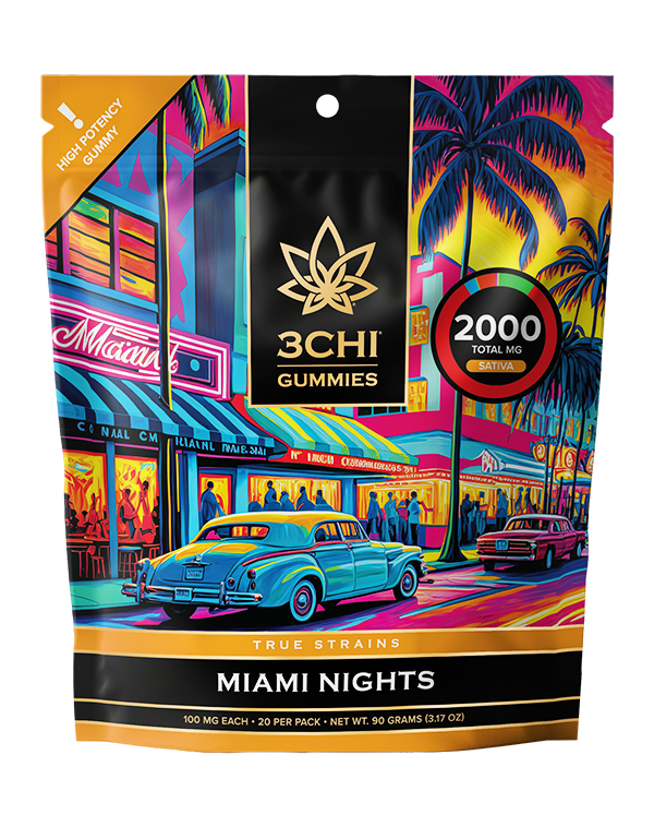 True Strains Gummies – Miami Nights