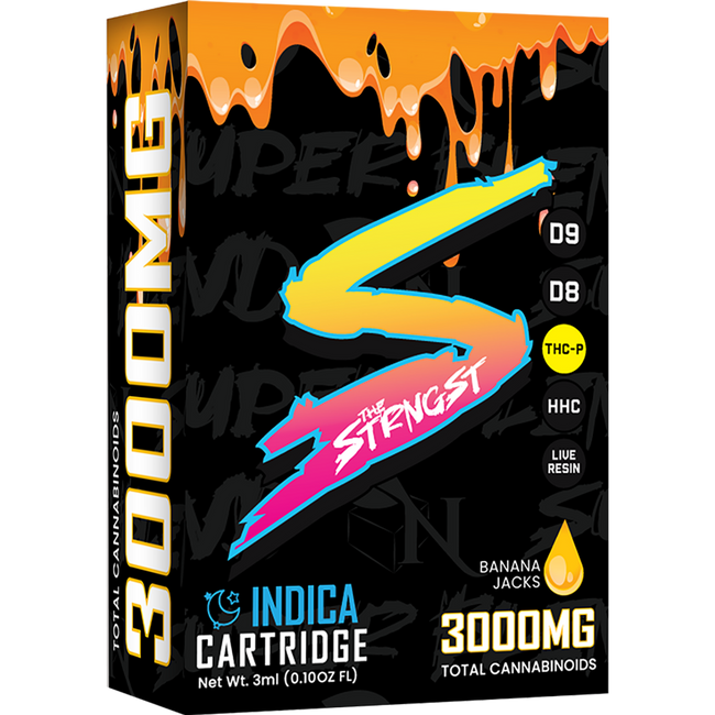 THE STRONGEST CRT - 3000MG - BANANA JACKS - INDICA