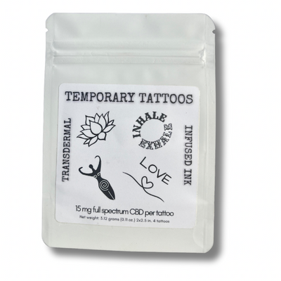 CBD temporary tattoos - The Meditation Collection Best Sales Price - Lifestyle