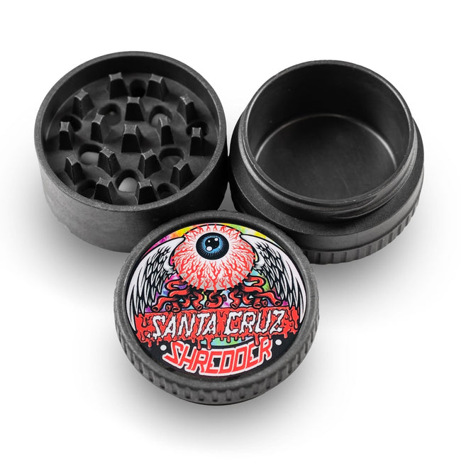 Santa Cruz Shredder Hemp 3 Piece "Flying Eyeball" Grinders