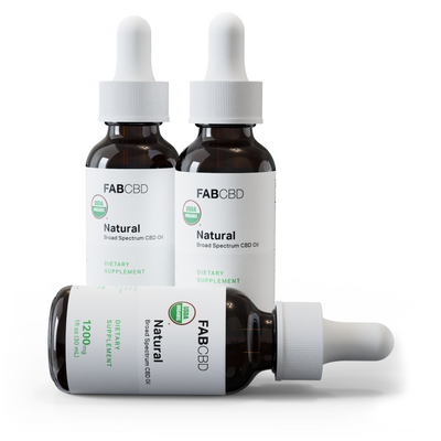 FAB CBD Broad Spectrum CBD Oil - 3 Pack Best Sales Price - Bundles