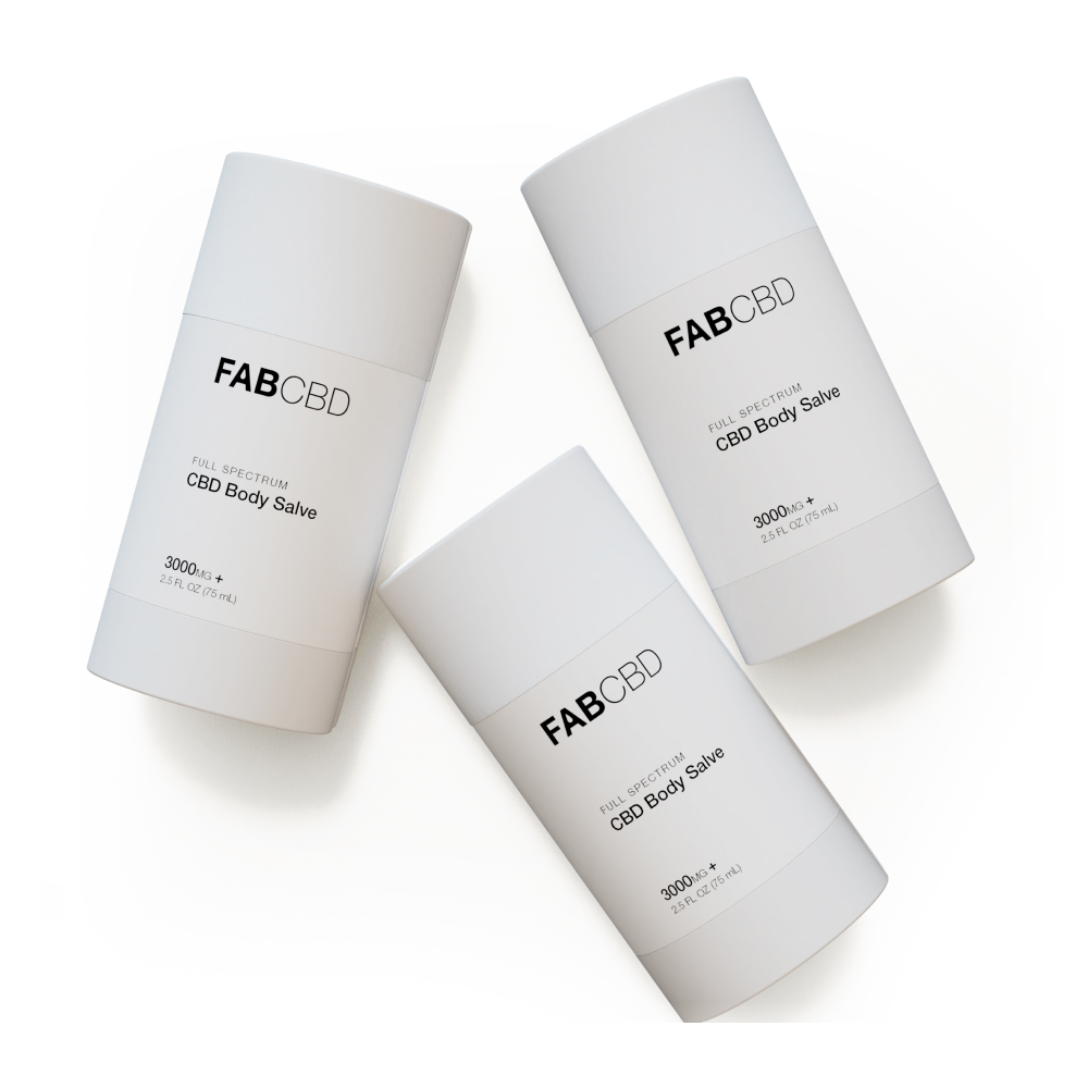 FAB CBD 2.5oz Salve - 3 Pack Best Sales Price - Bundles