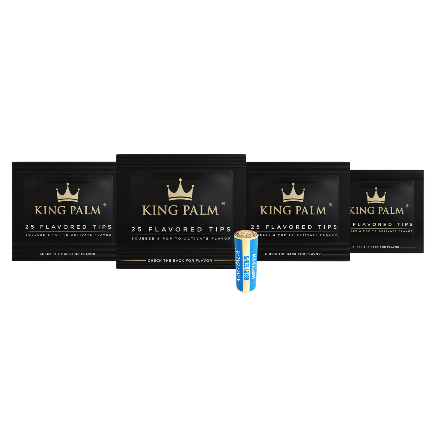 King Palm 100 Flavored Filters – Berry Terps (10mm)