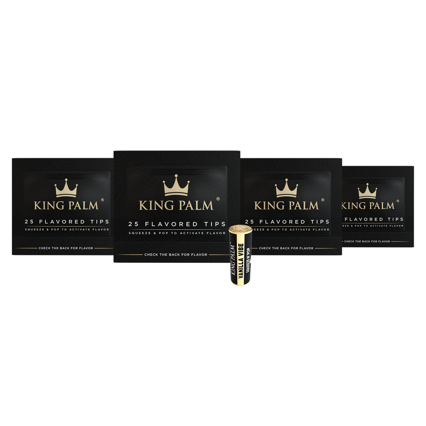 King Palm 100 Flavored Filters – Vanilla Vibe (10mm)