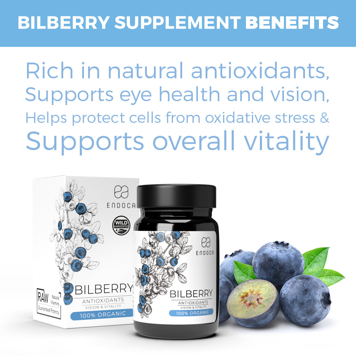 Endoca Organic Bilberry