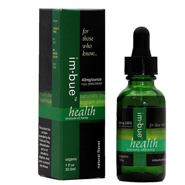 Imbue 40mg CBD Tincture of Full Spectrum Hemp Extract